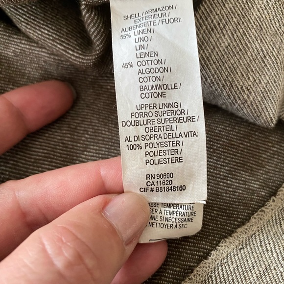 Kensie Linen Cotton Collar Cowl Neck Sleeveless Dress XS - Picture 12 of 15